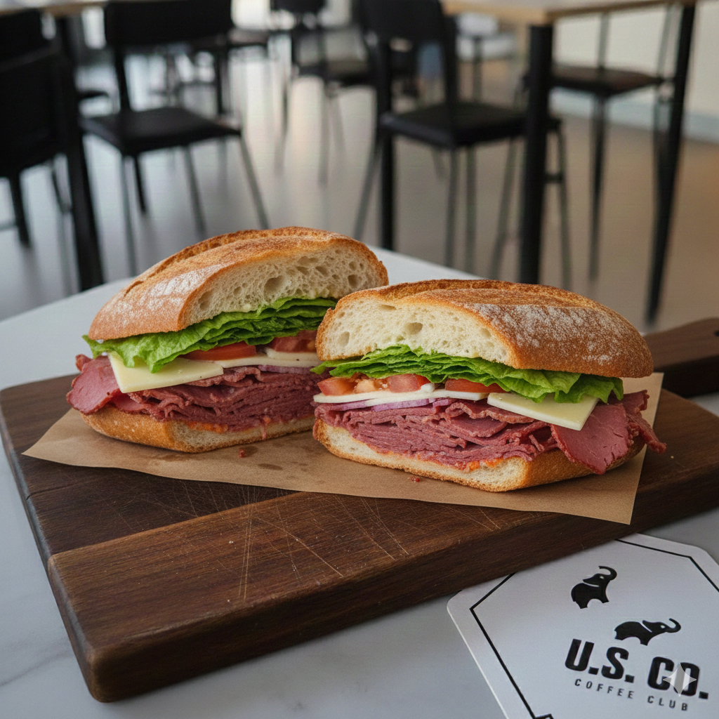 İtalyan Pastırmalı Uzun Sandviç